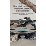 J6 Pro Foldable Drone with 8K Camera & 2.4GHz Control – Accessories Kit Included