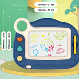 Magnetic Space Drawing Board for Kids – Reusable Doodle Board with Stamps