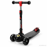 Black Sporty Kick Scooter for Kids