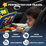 Kids Educational Busy Book | 8-Page Felt Activity Book for Toddlers