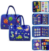 Kids Educational Busy Book | 8-Page Felt Activity Book for Toddlers