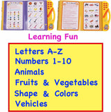 English Learning E-Book for Kids | Interactive Sound Book Toy