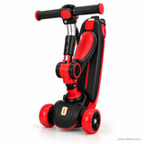 Kids Scooter with Removable Seat & LED Light-Up Wheels