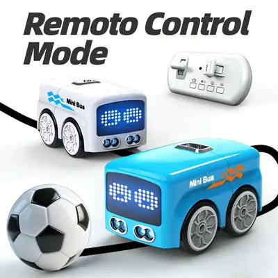 Kids remote induction controlled mini bus