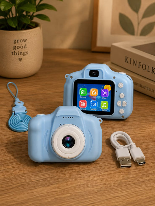 Children Mini Digital Camera 1080P HD – Dual Lens Toy Camera for Kids
