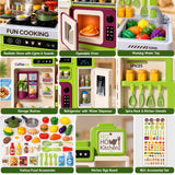 Kids Mini Kitchen Cooking Set – Pretend Play Kitchen Playset