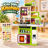 Kids Mini Kitchen Cooking Set – Pretend Play Kitchen Playset