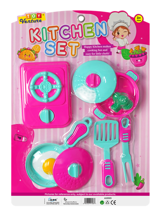 Kitchen Set Card (Medium) – Pretend Play Cooking Toy for Kids