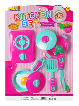 Kitchen Set Card (Medium) – Pretend Play Cooking Toy for Kids