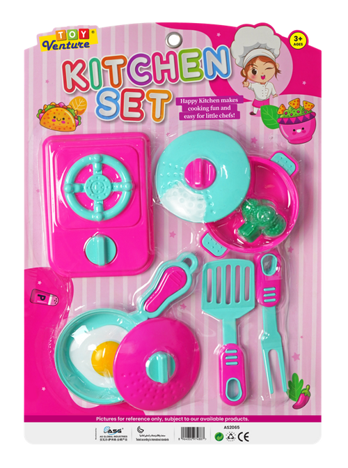 Kitchen Set Card (Medium) – Pretend Play Cooking Toy for Kids