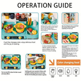 52 Pcs Spray Kitchen Set | Kids Pretend Play Kitchen with Wash Basin & Accessories