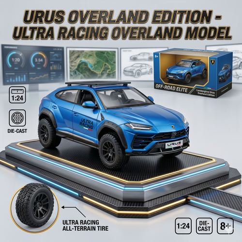 Lamborghini Urus Overland Edition 1:24 Die-Cast Model Car | Off-Road Elite