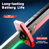 LED Katana Sword Toy — Real Smoke, Sparks &amp; 7-Color Glow Blade for Kids