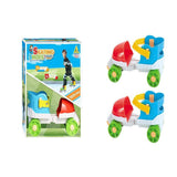 Kids Adjustable Roller Skates Set with Protective Gear