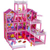 Lovely Home DIY Doll House – 257-Piece Assemble Playset for Kids