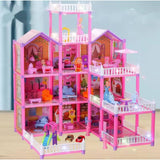 Lovely Home DIY Doll House – 257-Piece Assemble Playset for Kids