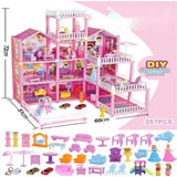 Lovely Home DIY Doll House – 257-Piece Assemble Playset for Kids