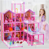 Lovely Home DIY Doll House – 257-Piece Assemble Playset for Kids