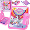 Magical Unicorn Notebook Locker Set with Accessories for Kids