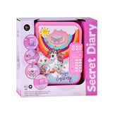 Magical Unicorn Notebook Locker Set with Accessories for Kids