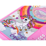 Magical Unicorn Notebook Locker Set with Accessories for Kids