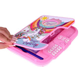 Magical Unicorn Notebook Locker Set with Accessories for Kids