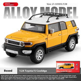 Toyota FJ Cruiser 1:24 Diecast Model Car – Pull-Back with LED Headlights