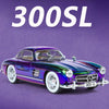 Mercedes-Benz 300SL 1:24 Diecast Model Car – Crystal Color Gullwing