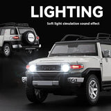 Toyota FJ Cruiser 1:24 Diecast Model Car – Pull-Back with LED Headlights