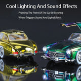 Mercedes-Benz 300SL 1:24 Diecast Model Car – Crystal Color Gullwing