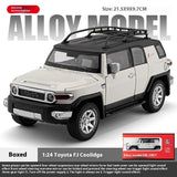 Toyota FJ Cruiser 1:24 Diecast Model Car – Pull-Back with LED Headlights
