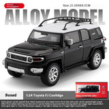 Toyota FJ Cruiser 1:24 Diecast Model Car – Pull-Back with LED Headlights