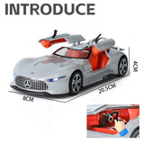 Mercedes AMG Vision GT Diecast Model Car – 1:24 Scale with LED Display Base