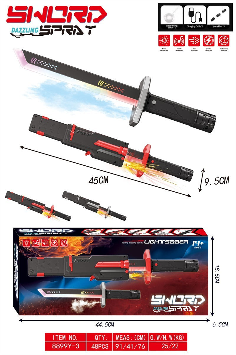 Minecraft Design Spark Laser Sword with Smoke & LED Lights