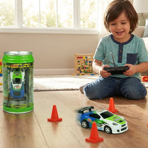 Mini Can RC Car for Kids – 2.4GHz Remote Control Toy