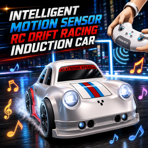 Motion Sensor RC Drift Car – Gesture &amp; Line-Following Toy