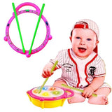 Musical Light Sound Flash Drum with Sticks for Kids