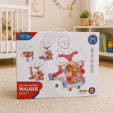 Multifunction 4-in-1 Baby Walker with Activity Table, Scooter & Ride-On