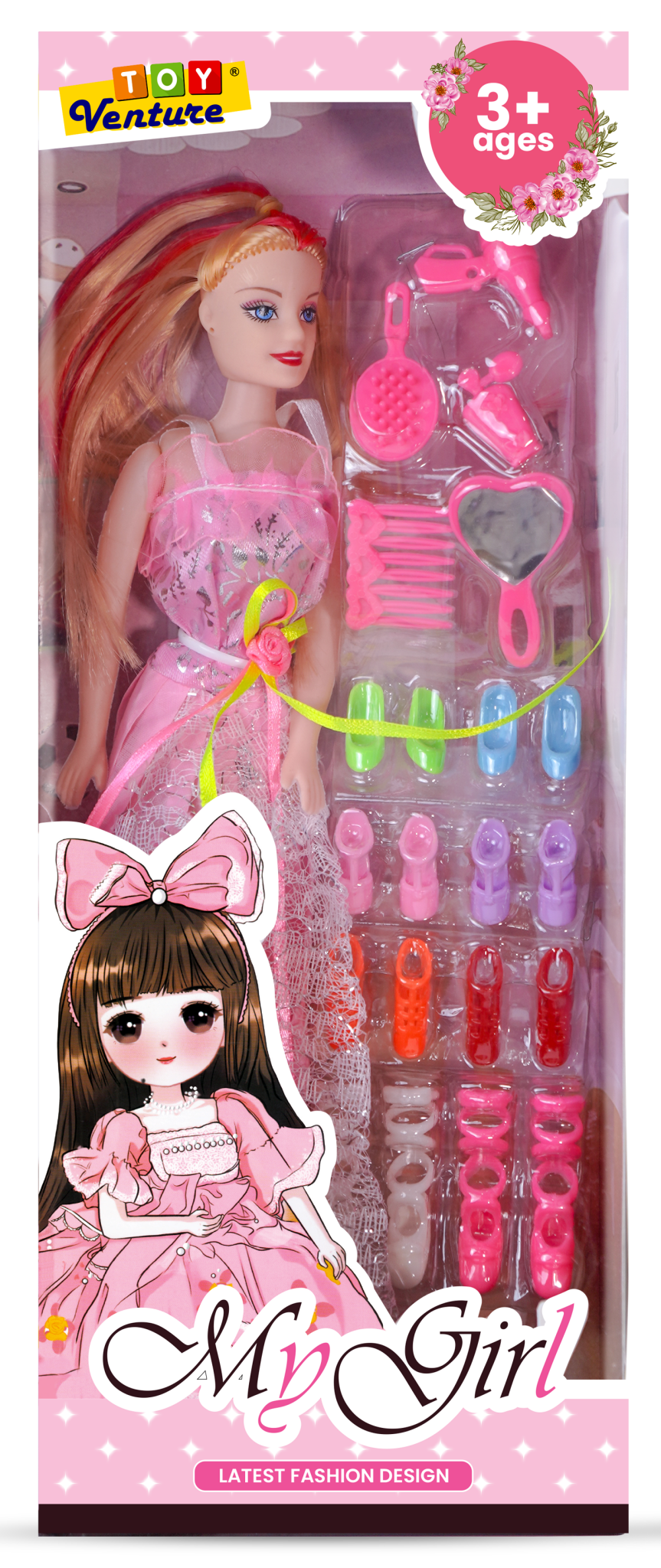 My Girl Fashion Doll with Styling Accessories