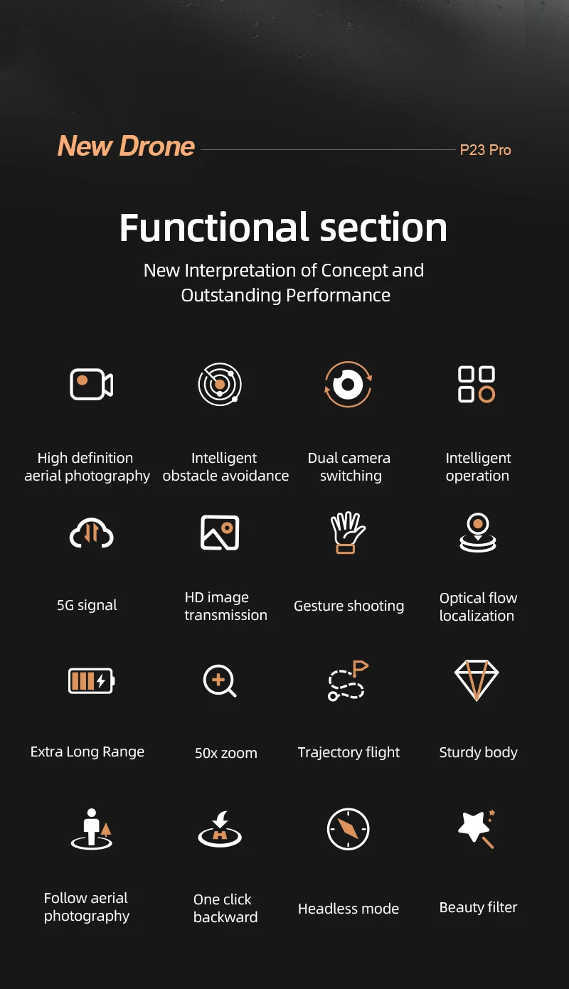 P23 Pro drone Pakistan – optical flow localization stable hover