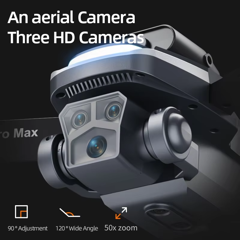 P23 Pro triple camera GPS drone – obstacle avoidance, altitude hold