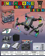 P7 MAX Drone Brushless Motor RGB Lighting 80° Camera | Ages 14+