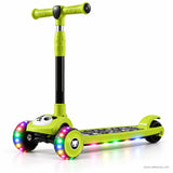 Panda Kids Scooter with LED Light-Up Wheels & Music