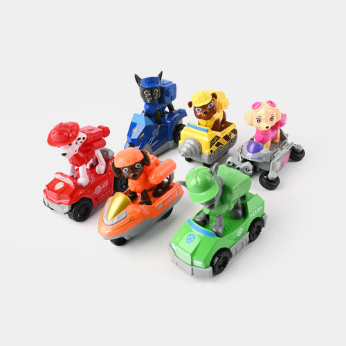 Paw Patrol Figures with Cars | Character Dogs Toy Set for Kids