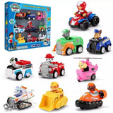 Paw Patrol Figures with Cars | Character Dogs Toy Set for Kids