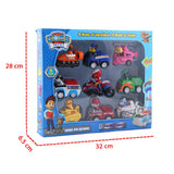 Paw Patrol Figures with Cars | Character Dogs Toy Set for Kids