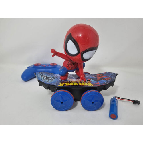 Spiderman RC Mini Skateboard Stunt Scooter with Music & Lights