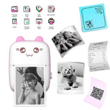 Pocket Inkless Mini Bluetooth Photo Printer for Kids