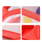 Polka Dot Ball Pit Tent with Basketball Hoop for Kids