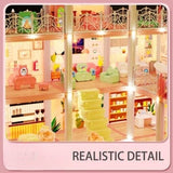 Princess 4-Storey Doll House Castle with LED Lights
